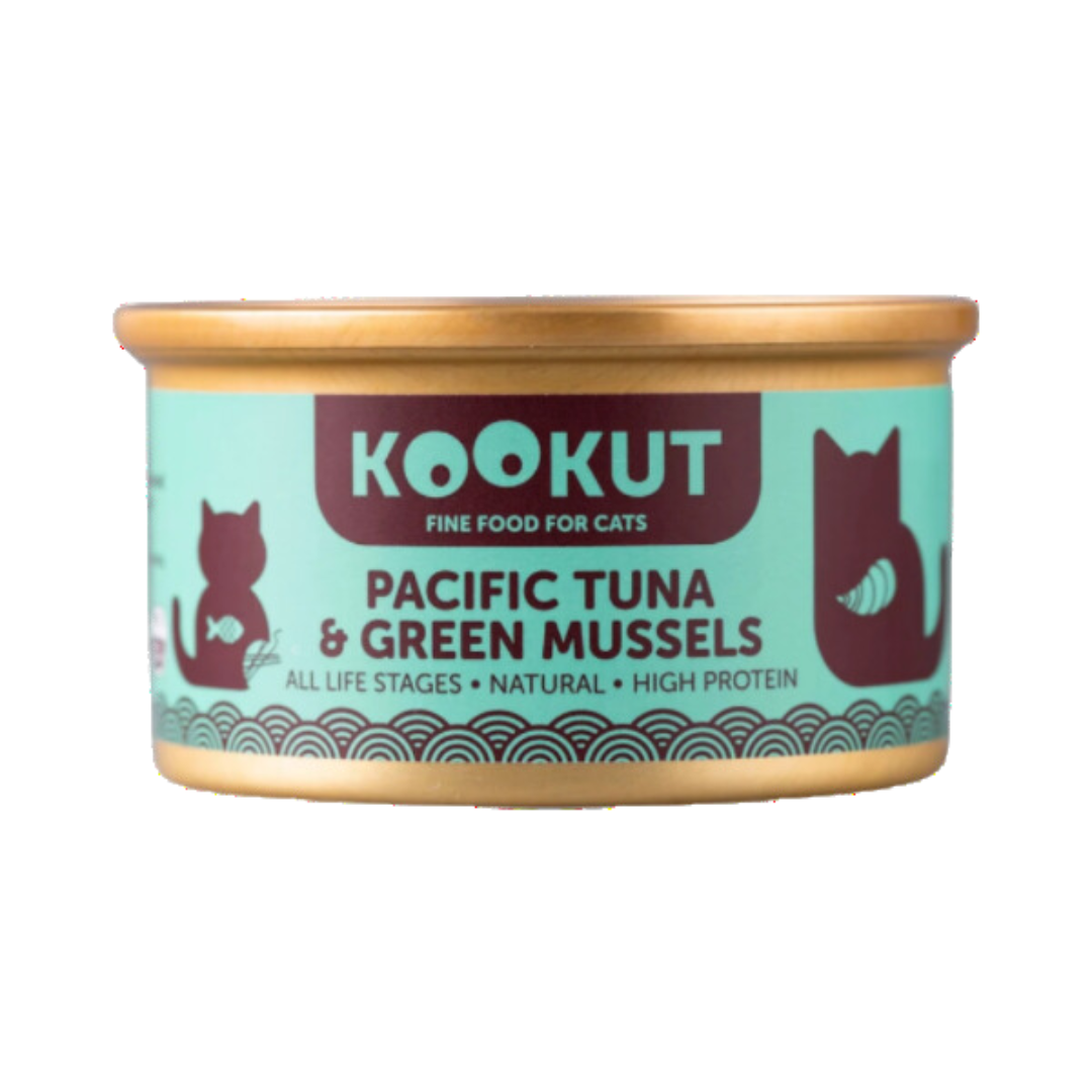 Pâtée naturelle au Thon & Moules vertes, Kookut | CHAT | 70g