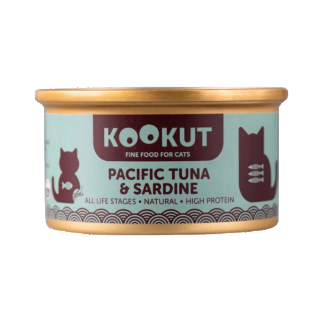 Pâtée naturelle au Thon & Sardine, Kookut | CHAT | 70g