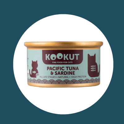 Pâtée naturelle au Thon & Sardine, Kookut | CHAT | 70g