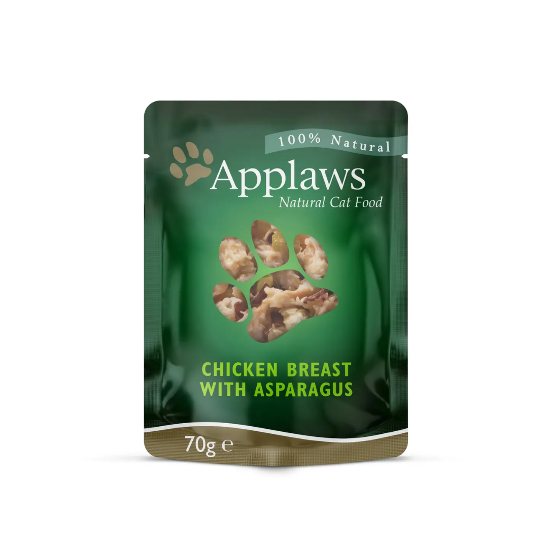 Pâtée pour chat Applaws Poulet et asperges 70 gr.