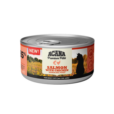 Pâté pour chat ACANA recette au saumon