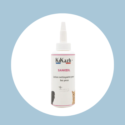 SANIOEIL, Lotion nettoyante pour les yeux chat et chien – Kikazh