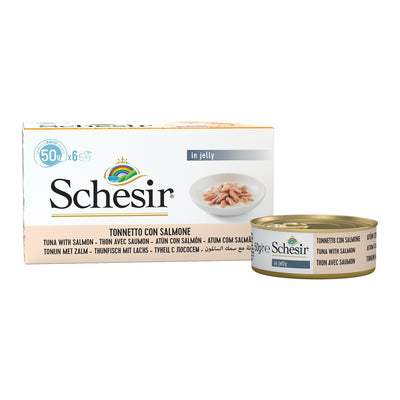 Multi-pack Schesir 6x50g | THON ET SAUMON | CHAT