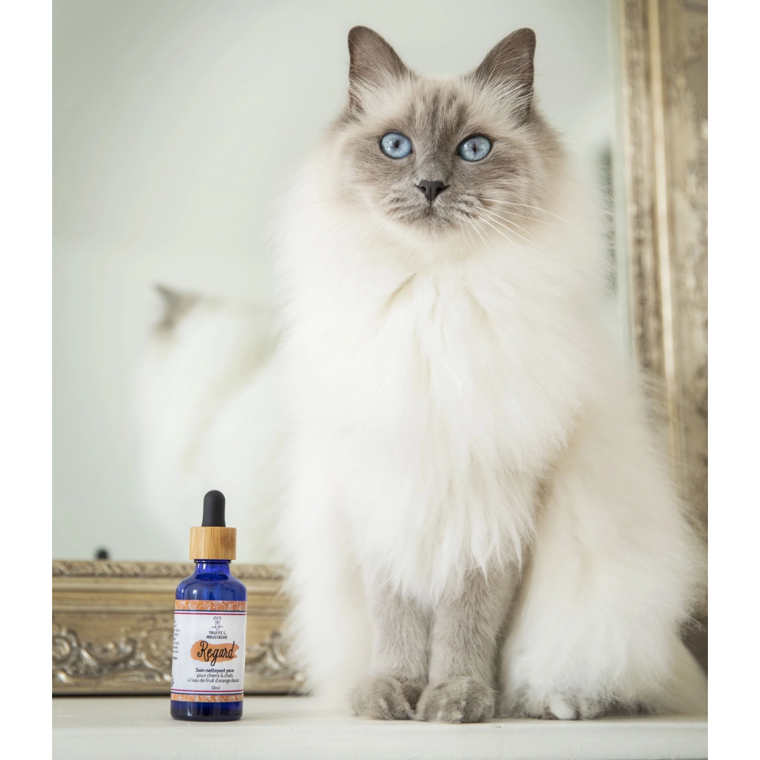 Soin nettoyant yeux chien & chat “Regard” 98,5 % d’origine naturelle