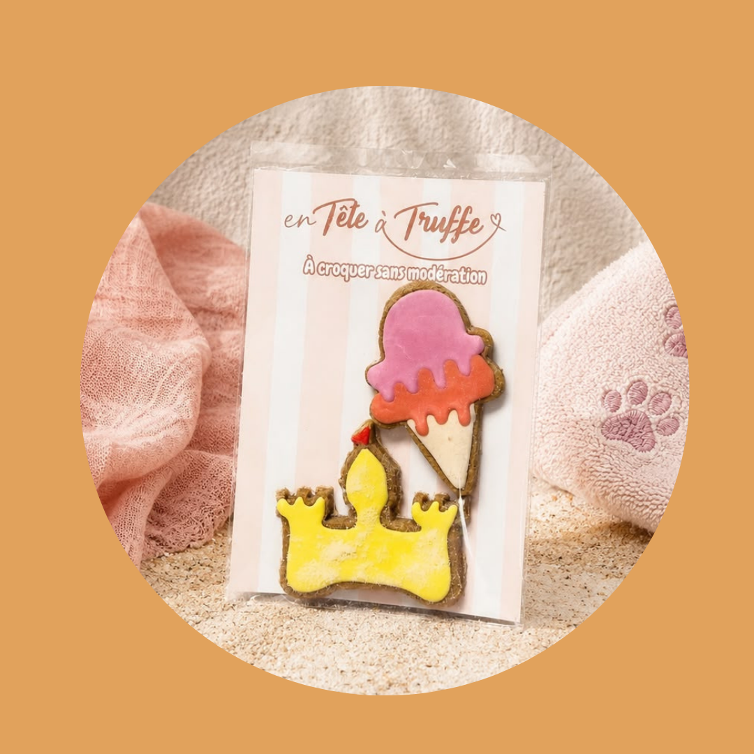 Duo de biscuits glacés d'été (40gr)