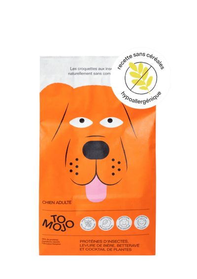 Croquettes aux insectes Tomojo| Chien adulte | 2 kg