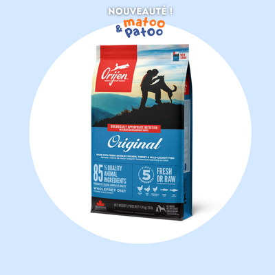 Croquettes ORIJEN ORIGINAL pour chien
