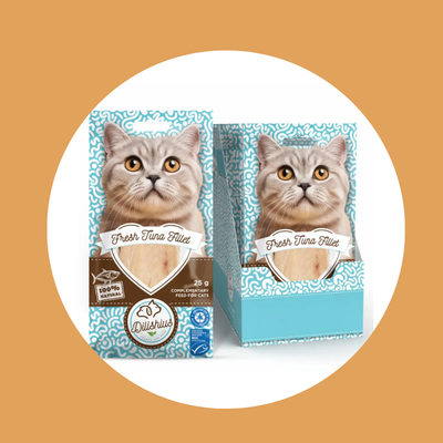 Filet de thon frais à 100 % (25g)