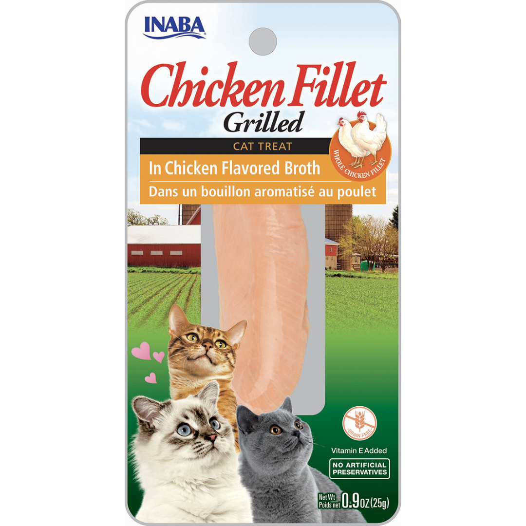 Filet de poulet grillé pour chat INABA