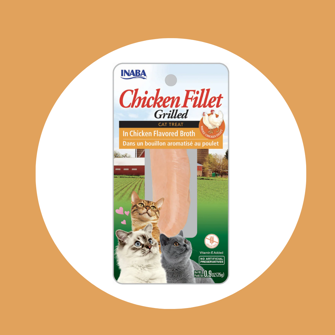 Filet de poulet grillé pour chat INABA (25g)