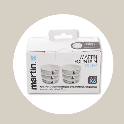 Lot de 6 filtres Martin Fountain