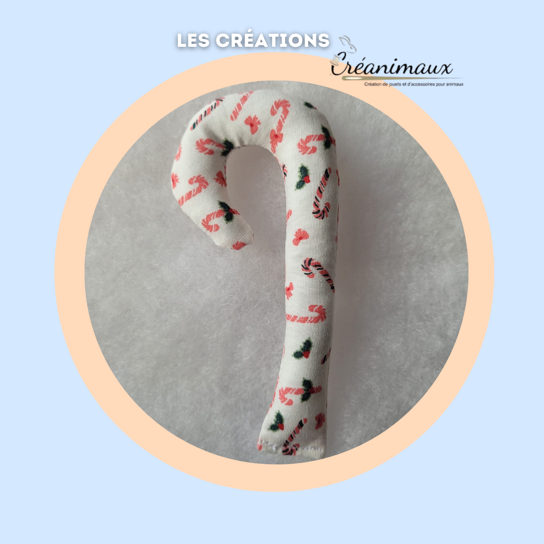 Jouet canne à sucre à l’herbe à chat – édition de Noël Matoo & Patoo