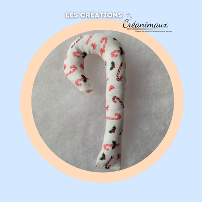 Jouet canne à sucre à l’herbe à chat – édition de Noël Matoo & Patoo