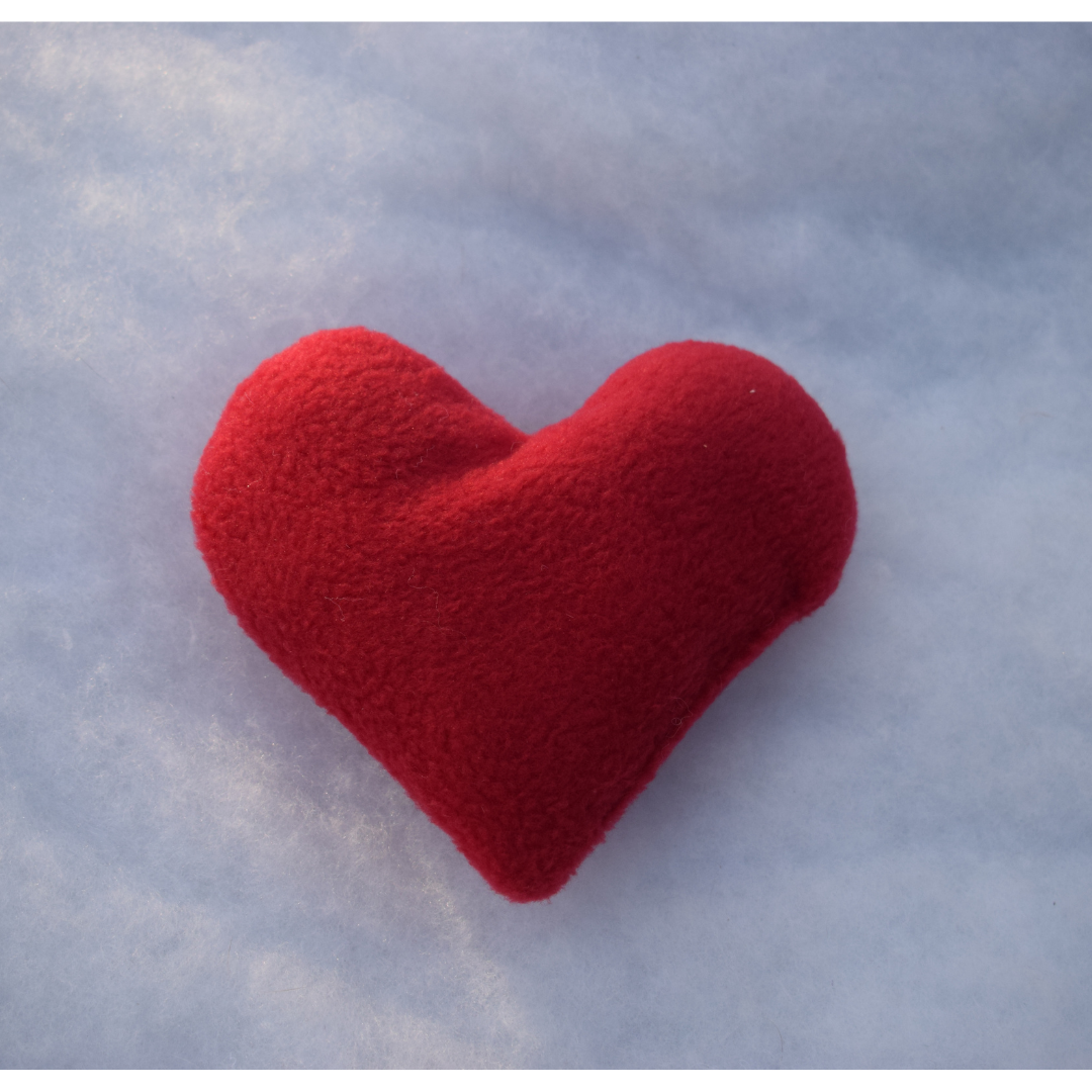 Jouet Cœur d’amour avec couineur | Édition Saint-Valentin