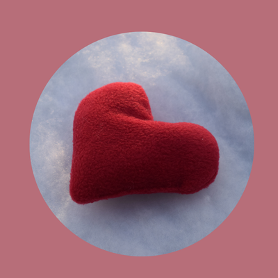 Jouet Cœur d’amour avec couineur | Édition Saint-Valentin