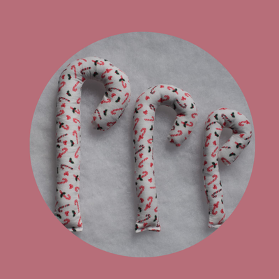 Jouet en forme de canne à sucre – édition de Noël Matoo & Patoo (3 tailles)