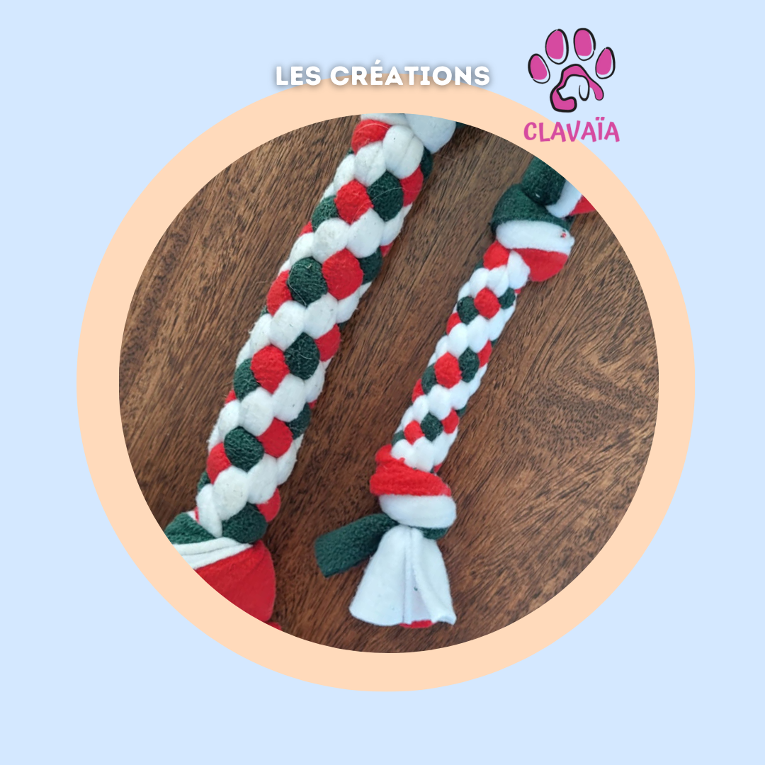 Jouet de Noël en corde tressée – édition exclusive Matoo & Patoo (2 tailles)