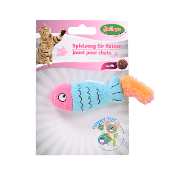 Jouet pour chat poisson