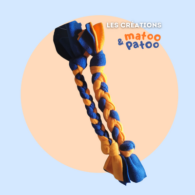 Corde tressée Matoo & Patoo – Jouet créateur pour chien