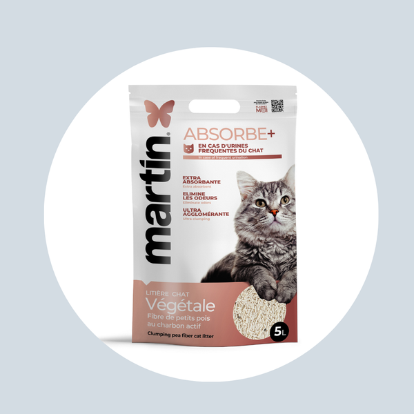 Litière Absorbe+ 5L - Spéciale urines fréquentes