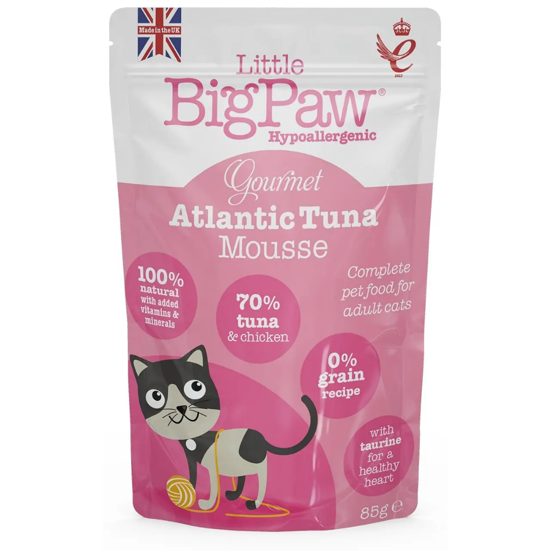 Mousse Gourmet au Thon pour Chat 85 g. Little BigPaw