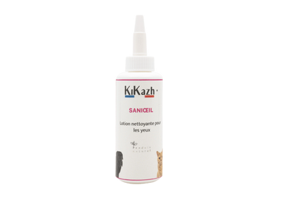 SANIOEIL, Lotion nettoyante pour les yeux chat et chien – Kikazh