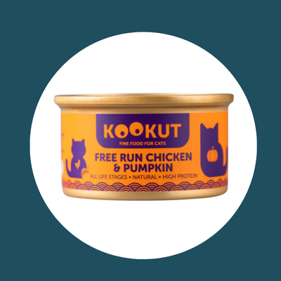 Pâtée naturelle au Poulet & Citrouille, Kookut | CHAT | 70g