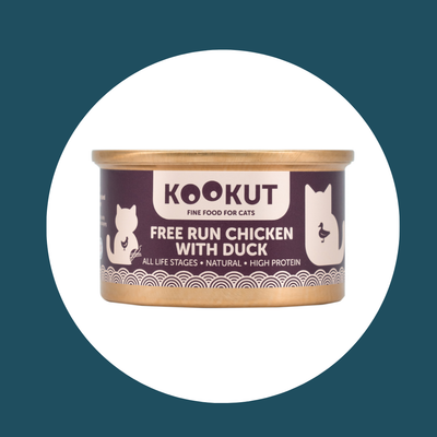 Pâtée naturelle au Poulet & Canard, Kookut | CHAT | 70g