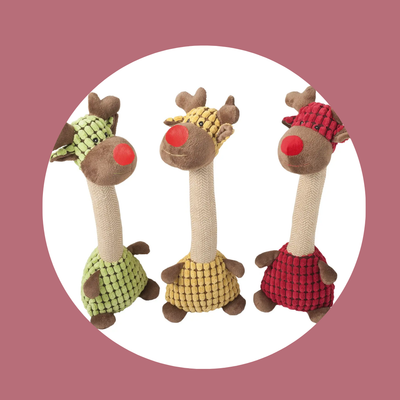 Peluche Girafe Jenny – Jouet pour chien (35 cm)