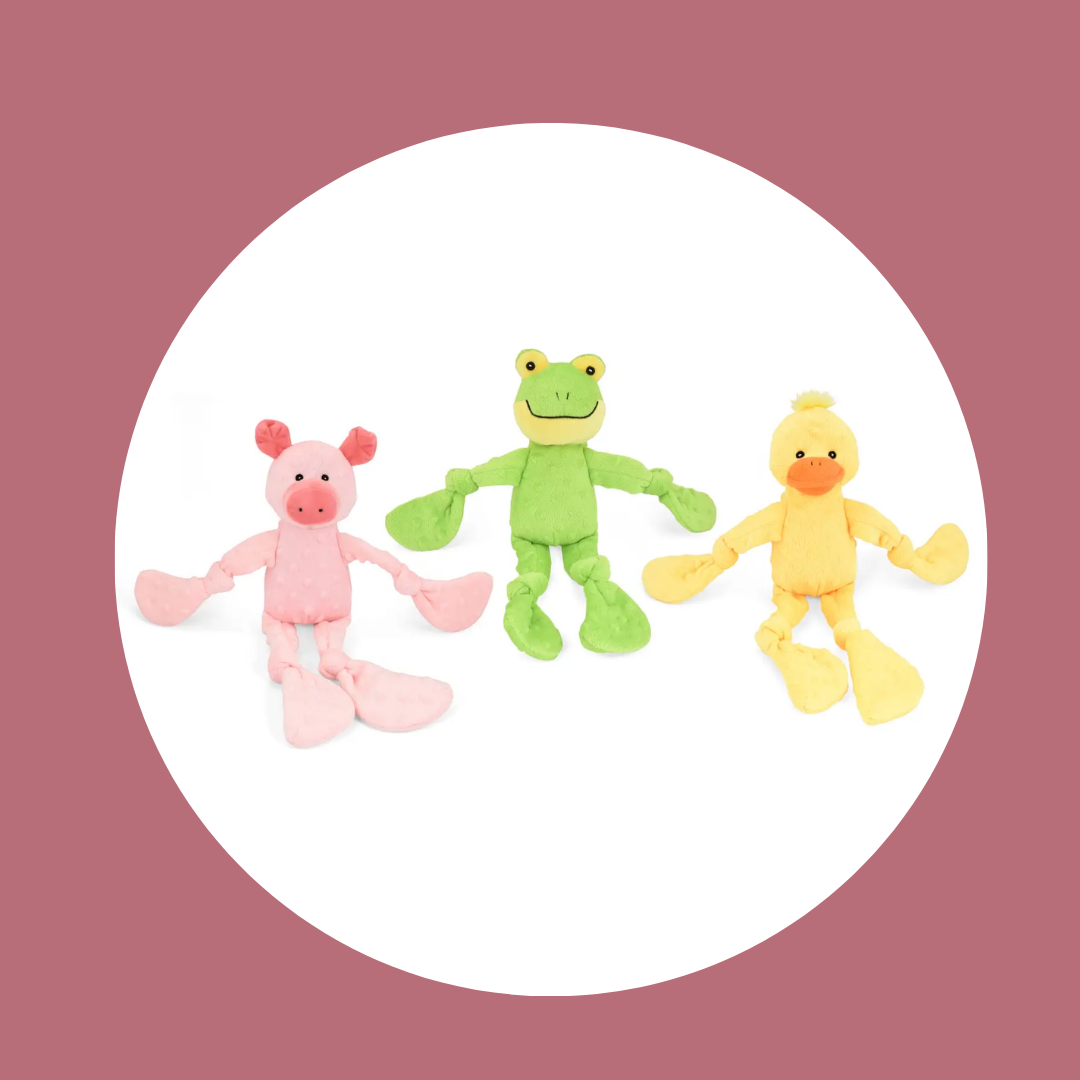 Peluche Happy Friends – Jouet sonore pour chien