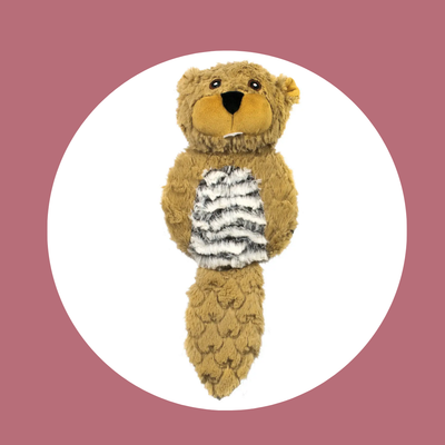 Peluche Rusty & Rosty – Jouet pour chien (34 cm)