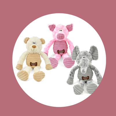 Jouet en peluche Sweet Animals – Pour chiens