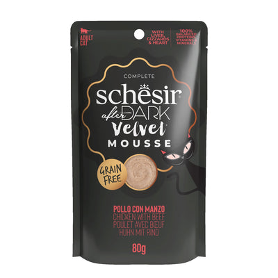 Mousse Schésir - AFTER DARK POULET BOEUF | 80gr | CHAT