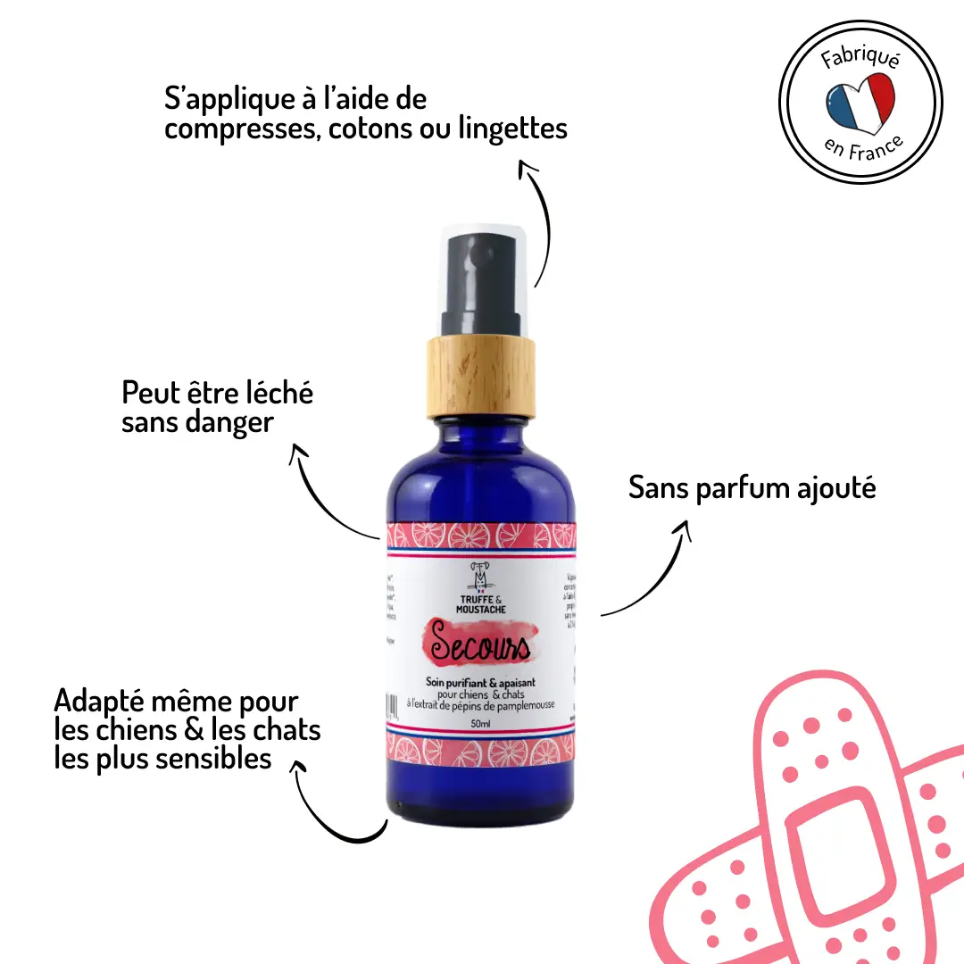 Soin purifiant chien & chat "secours"