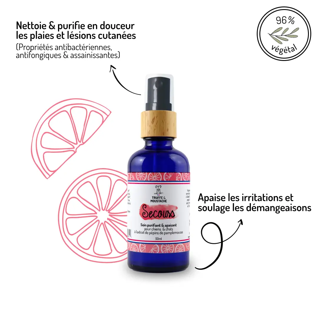 Soin purifiant chien & chat "secours"