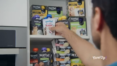 Crème glacée YowUp, yogourt et pommes, poulet - 0 % de matières grasses